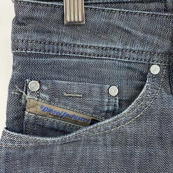 DIESEL thanaz slim-skinny fit wash 008LP denim blue jeans size 27 X 32 men's - Picture 7 of 13